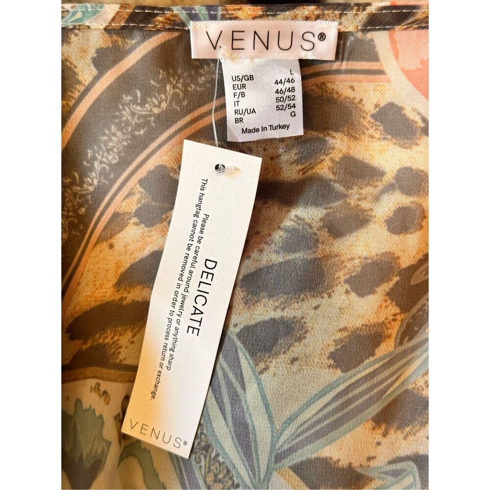 Venus Embellished Floral & Paisley Print Maxi Top NWT - Picture 11 of 12